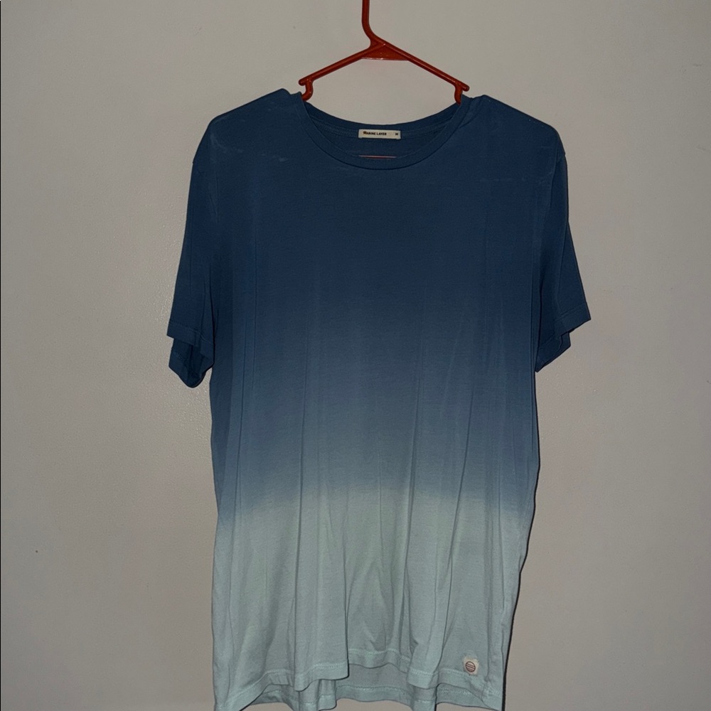Marine Layer Signature Crew Ombre T-Shirt Medium